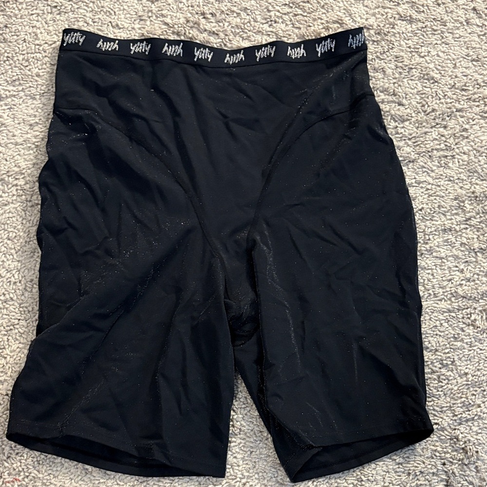 YITTY Shimmer Black Shaping Shorts